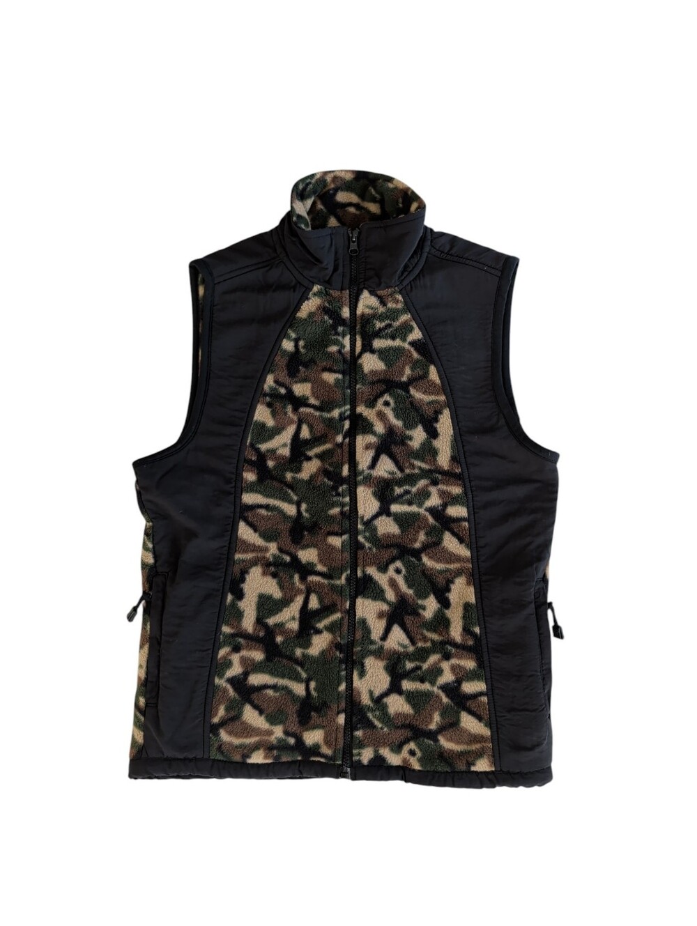Sportrax Active Fleece Camouflage Vest with Zip Pockets Boys LARGE (14/16) Camo
